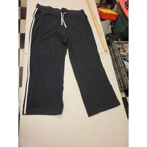 Y Sport Womens Pants 18 20 Black White Stripe Sportswear Activewear‎ Trousers